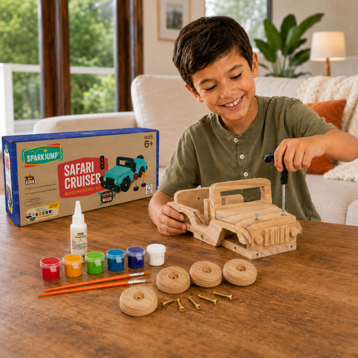 Safari Cruiser Woodworking Kit 4 Pack SCSS04