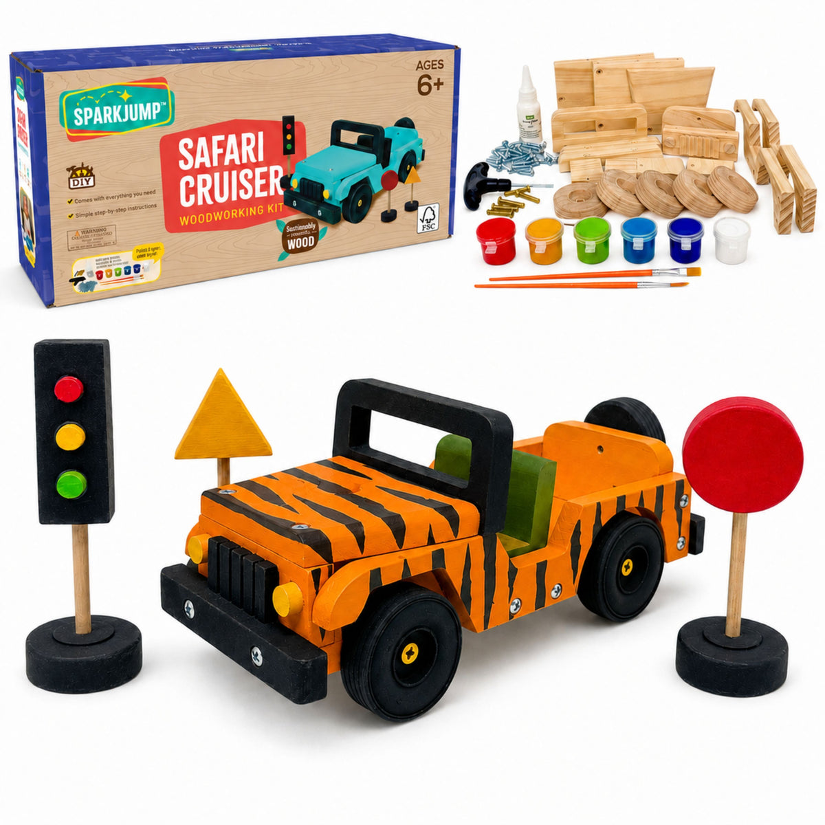 Safari Cruiser Woodworking Kit 4 Pack SCSS04