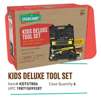 Kids Deluxe Tool Set Case Pack KDTSTB06