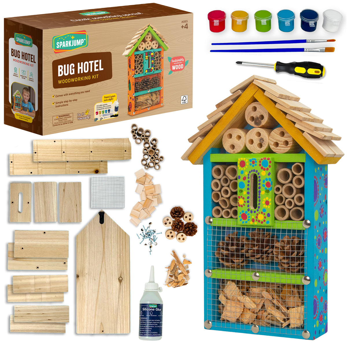 Bug Hotel 4 Pack BGHWK04
