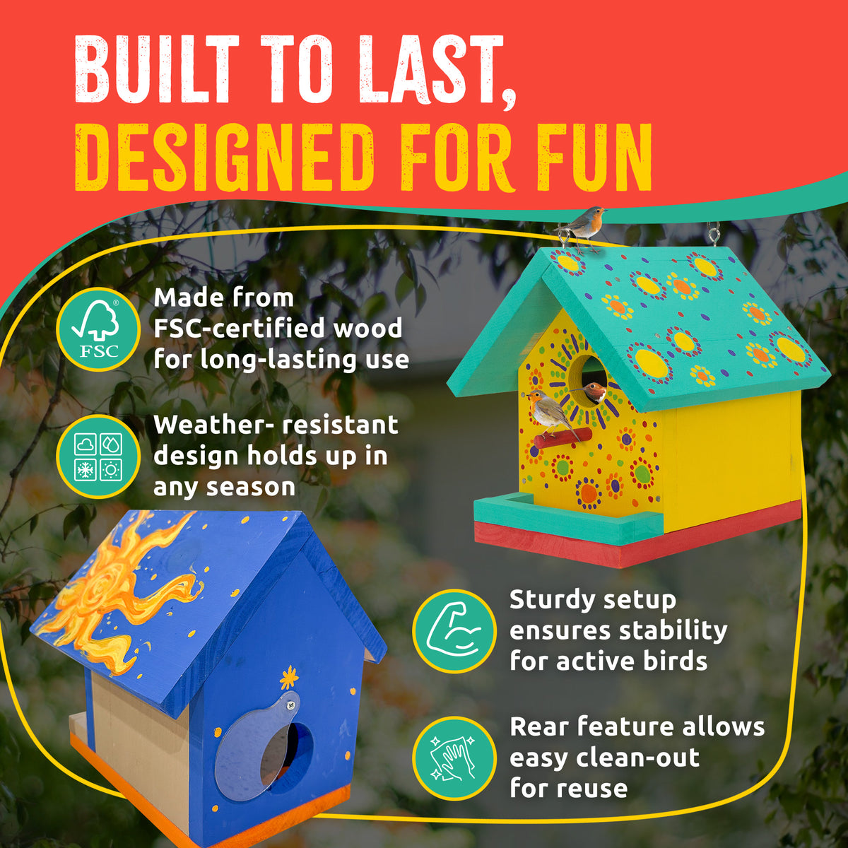JR Birdhouse 4 Pack JRBDH04