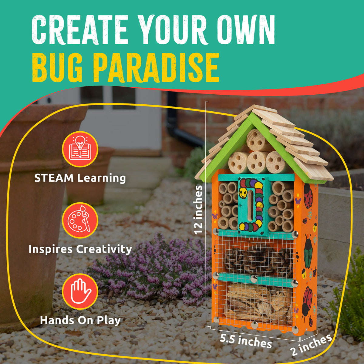 Bug Hotel 4 Pack BGHWK04