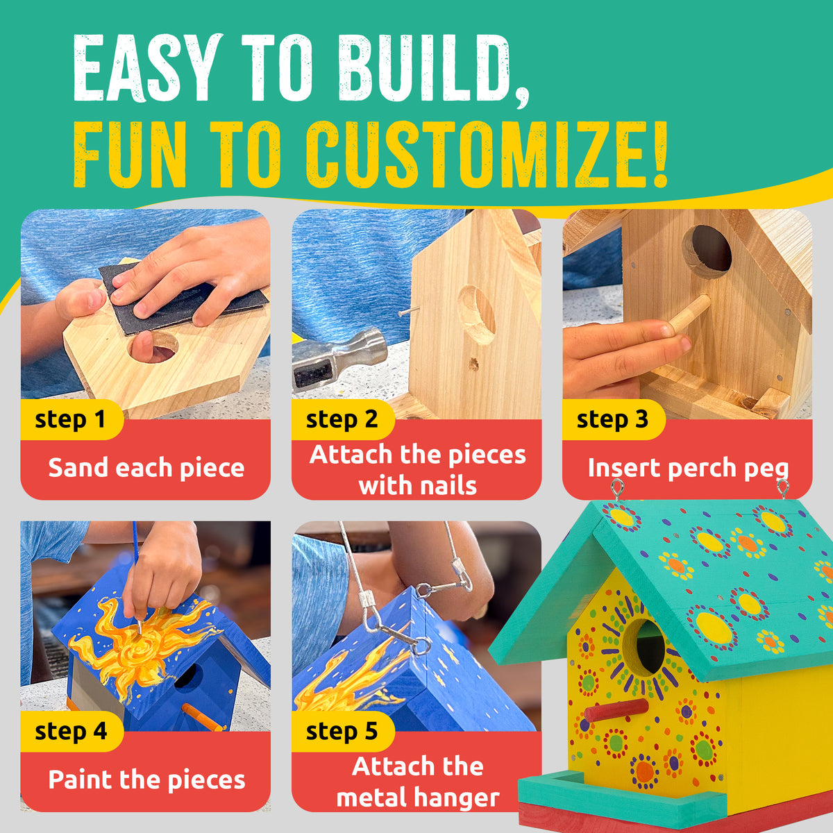 JR Birdhouse 4 Pack JRBDH04