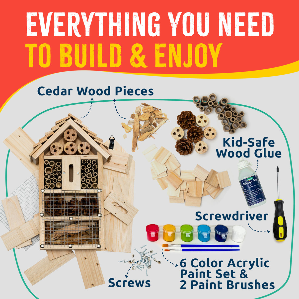 Bug Hotel 4 Pack BGHWK04