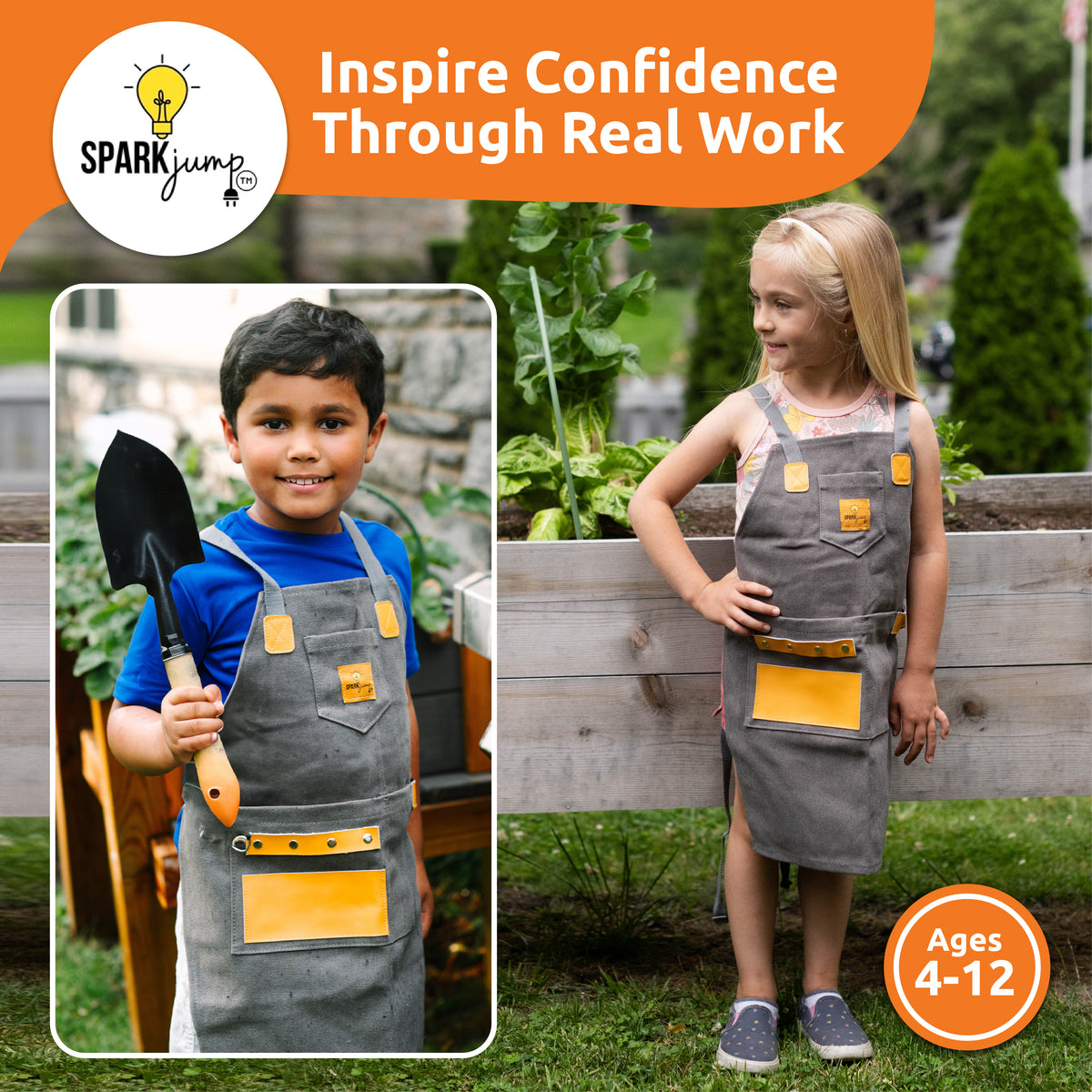 Kids Canvas Woodworking Apron