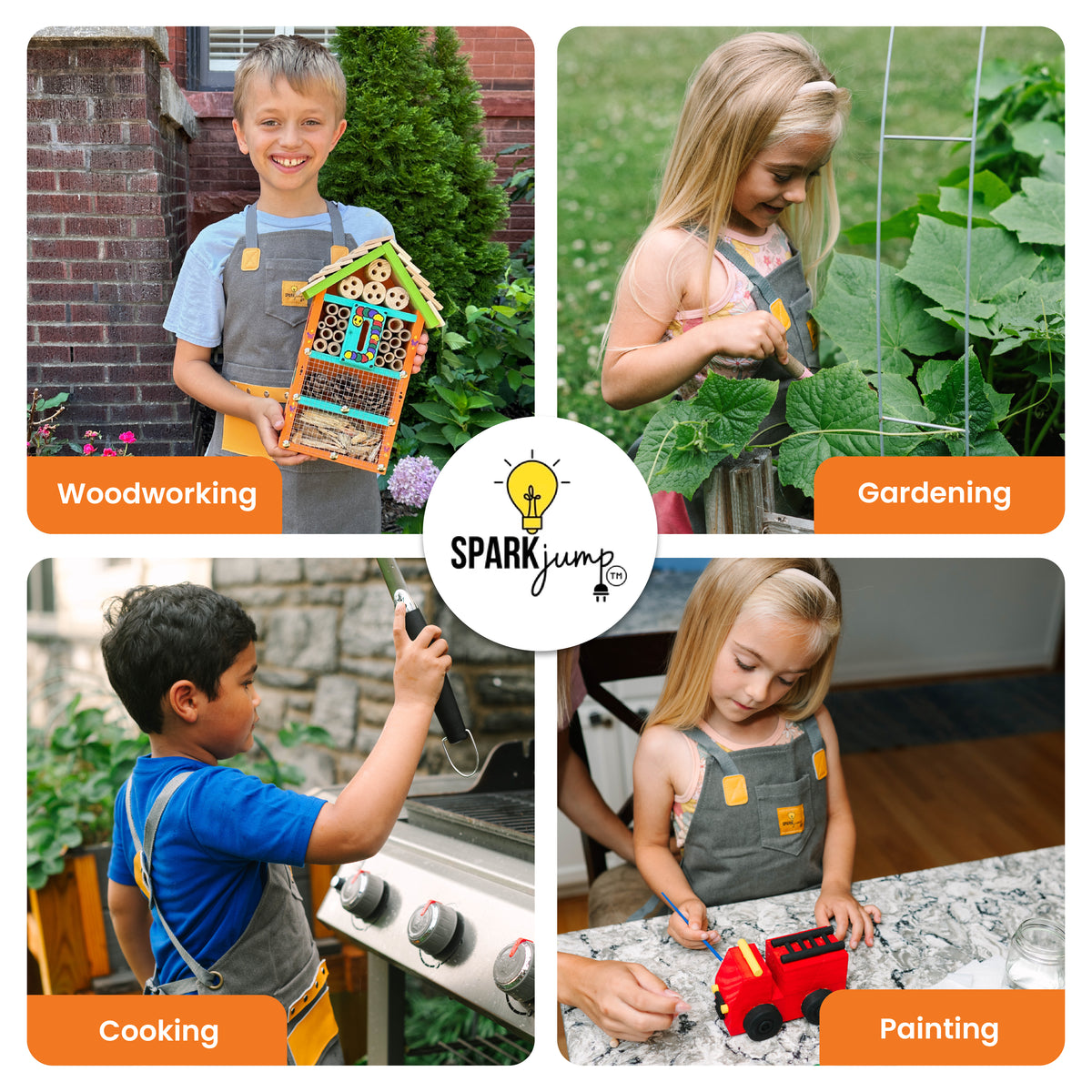 Kids Canvas Woodworking Apron