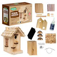 Premium Birdhouse 4 Pack PMBDH04