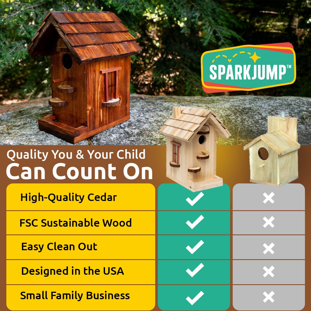 Premium Birdhouse 4 Pack PMBDH04