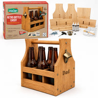 Retro Bottle Caddy Woodworking Kit 4 Pack RBCK04