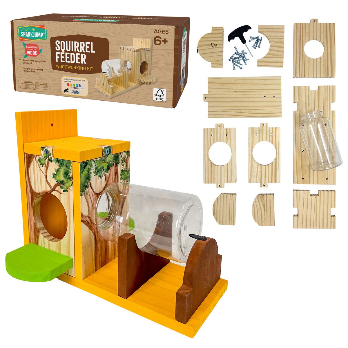 Squirrel Feeder 4 Pack SFWK04