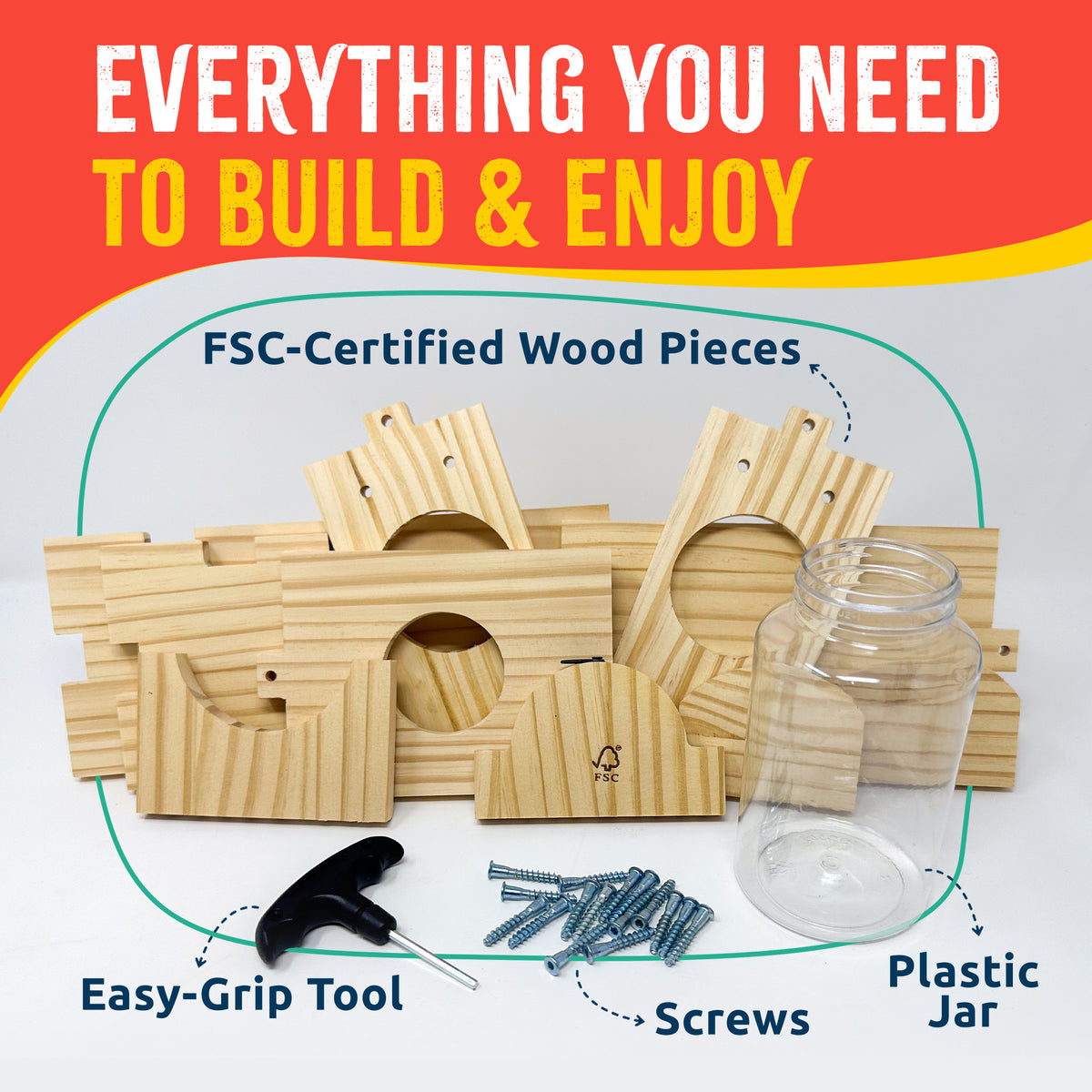 Squirrel Feeder 4 Pack SFWK04
