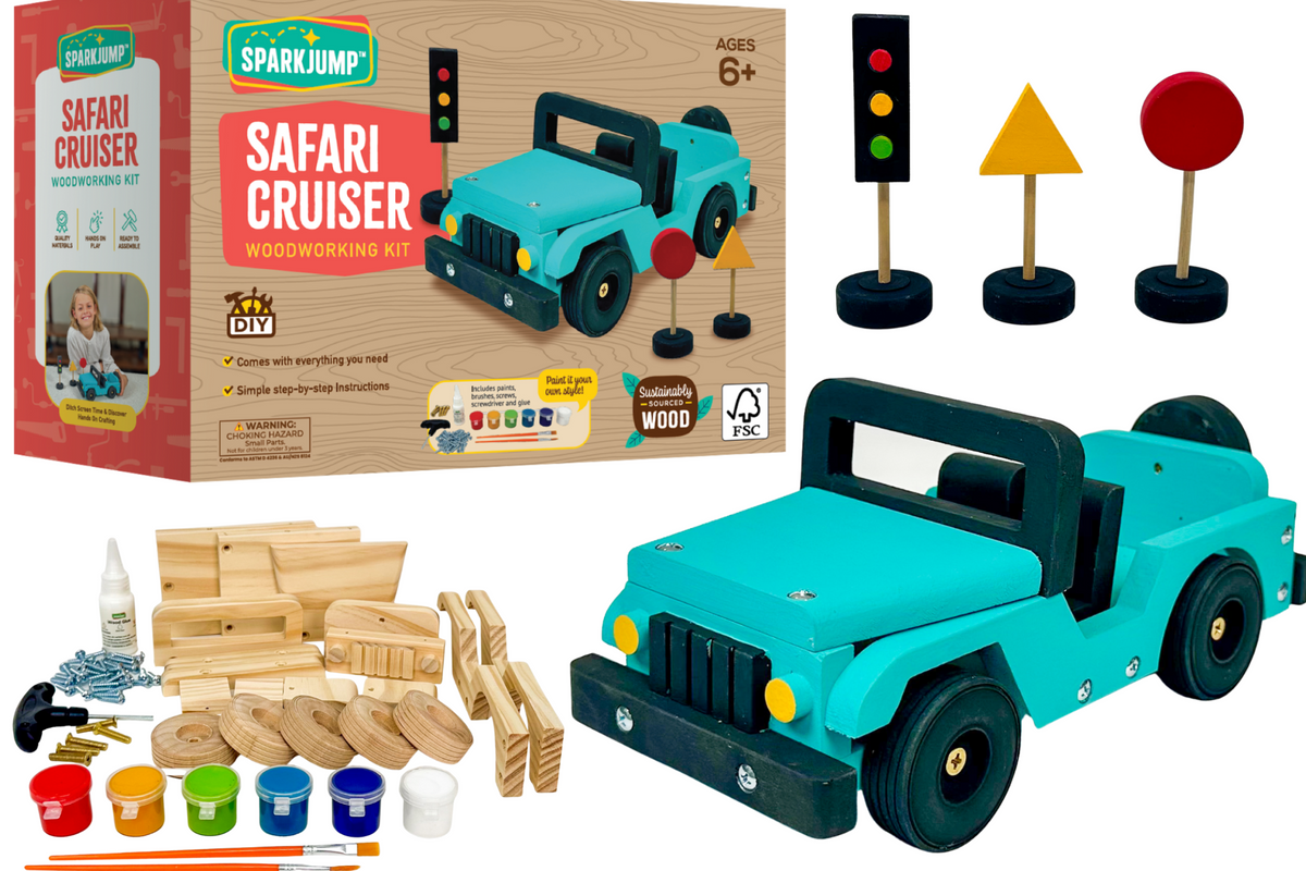 Safari Cruiser Woodworking Kit 4 Pack SCSS04